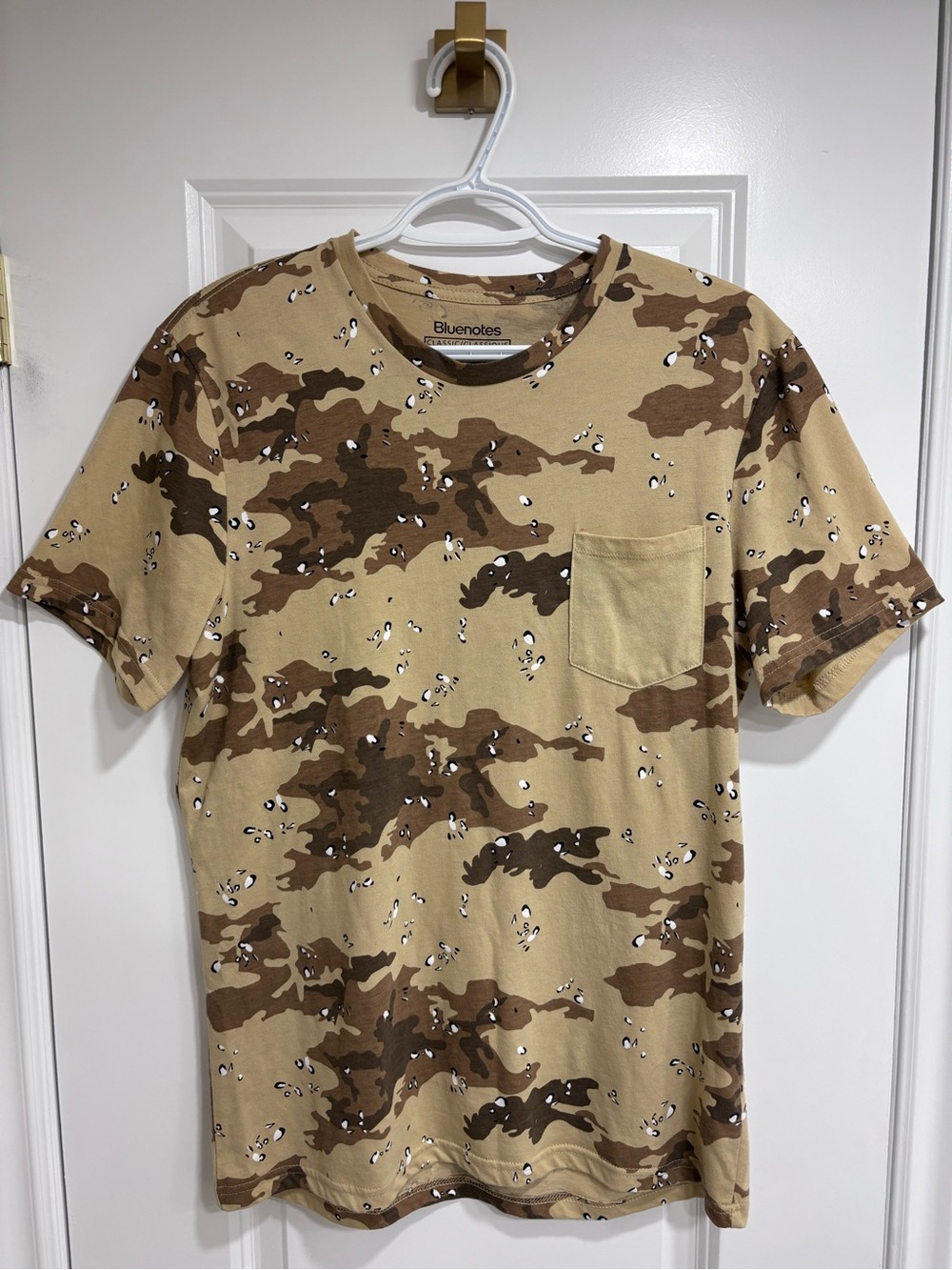 Desert Camo Pocket Tee - Tan & Brown